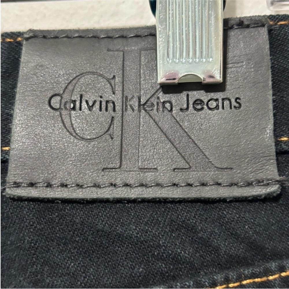 Calvin Klein Black Overdyed Bootcut Jeans | Size 10 Tall - Picture 4 of 7